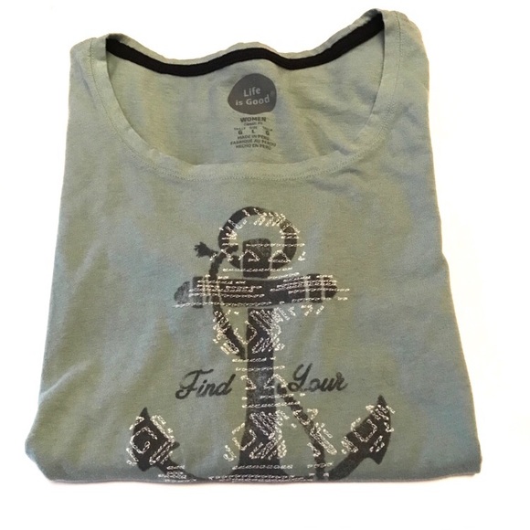 Life is good 100% cotton creamy t-shirt si… - Picture 3 of 6